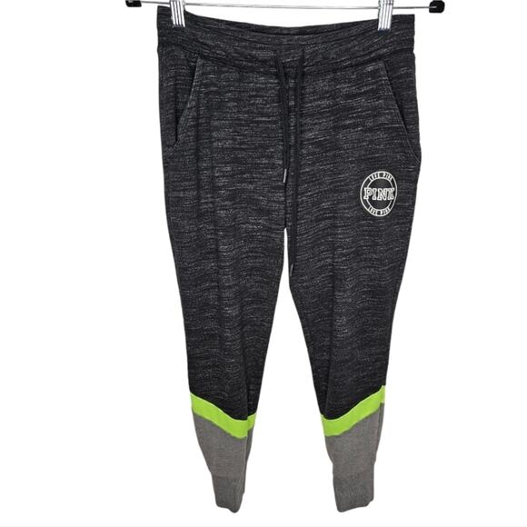 Pink Pocketed Elastic and Drawstring Waist Joggers w/Cuffed Ankles Sm FLAW - Picture 1 of 8